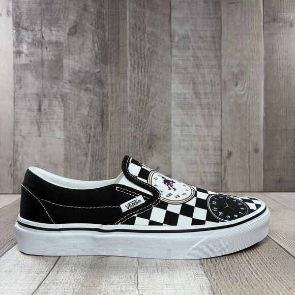 Vans X Karl Jacobs Women's Size 7 Skate Shoes Sneakers Time Traveler Black White - Picture 7 of 11